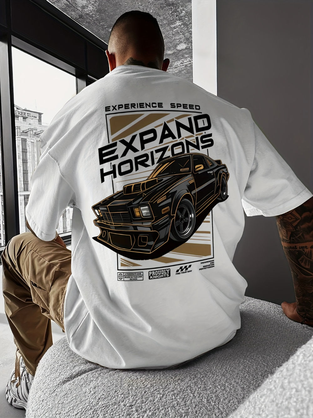 Camisa Oversized Estampada "Expano Horizons"