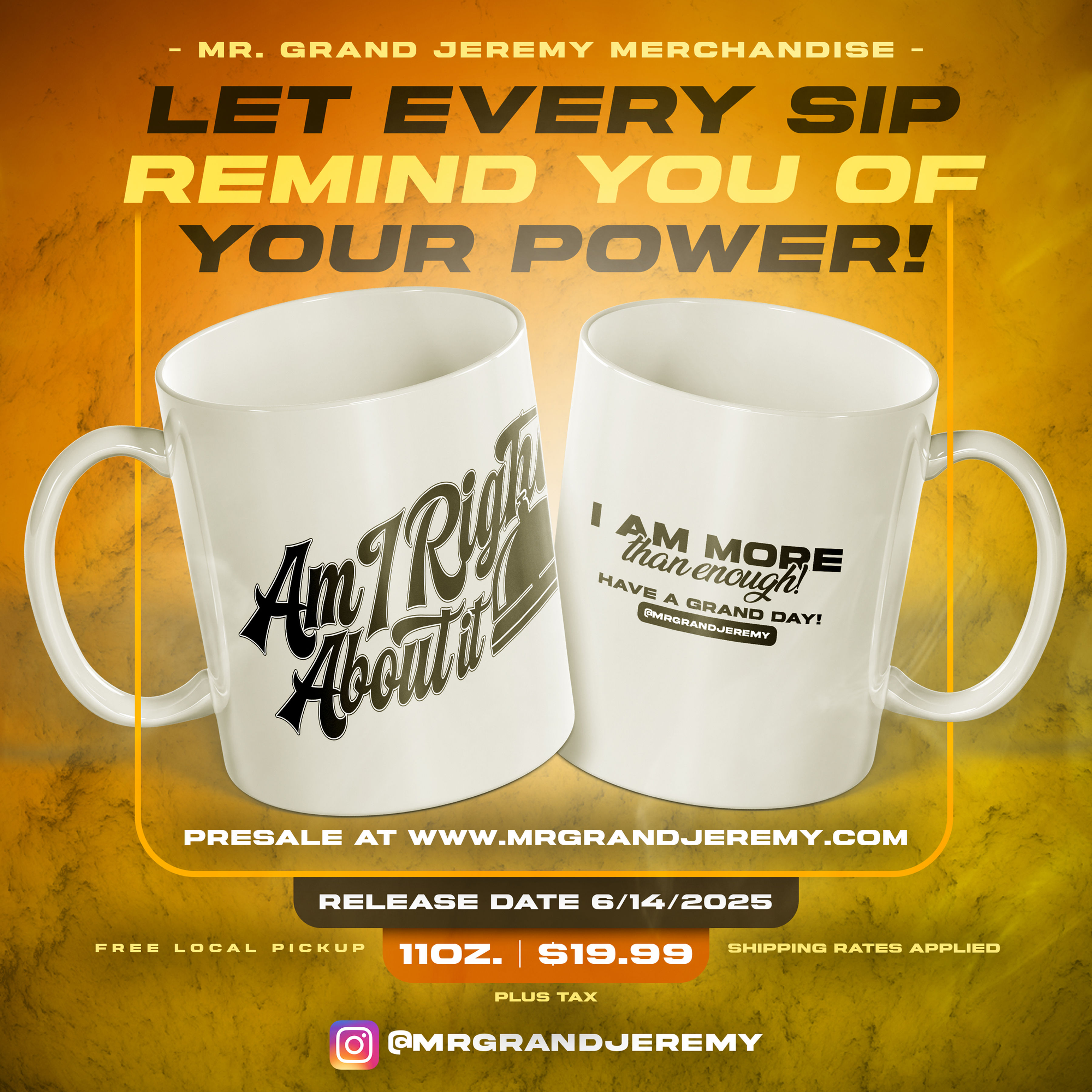 AM I RIGHT ABOUT IT MUG