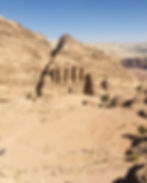 Magnificent view of the The Monastery in Petra Archaeological Park