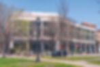 Loring Park with a restored building in the background