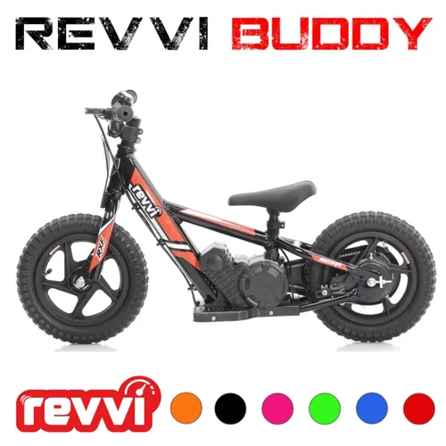 Revvi Bike 12 Kids Electric Powered Balance Motocross 2 6 years 100w All Colours Near Me