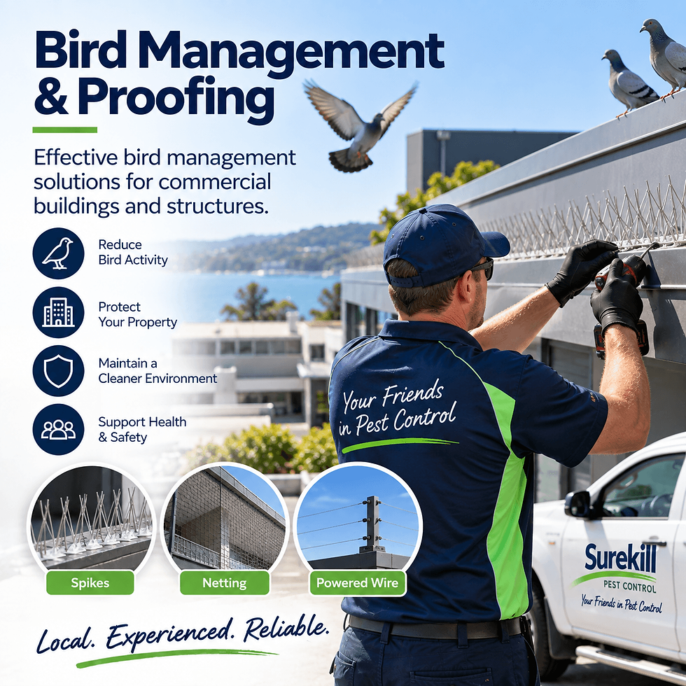 Bird Management and Proofing Advertisement