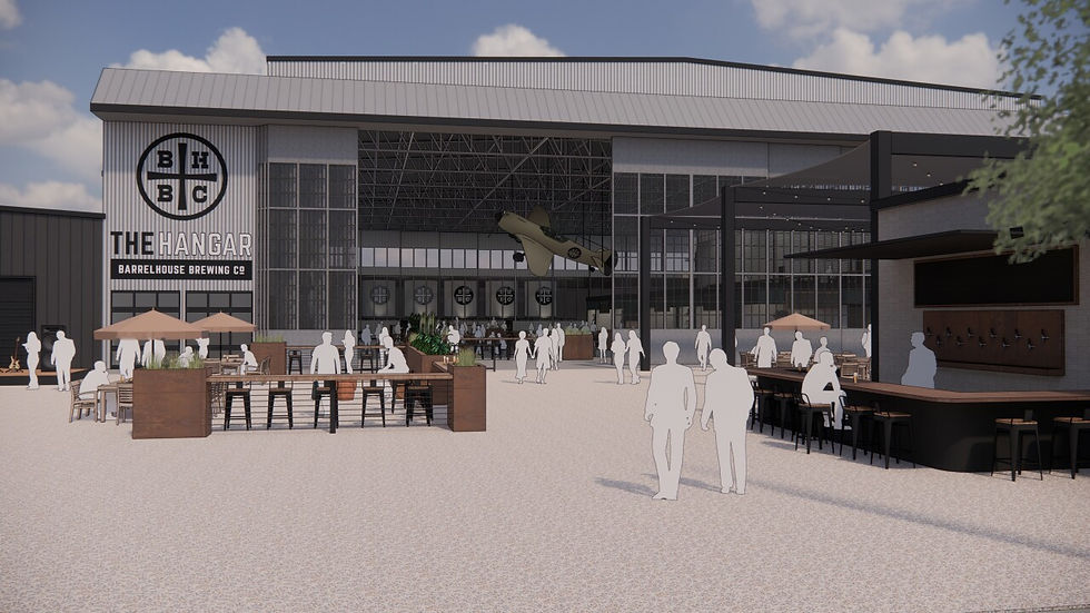 THE HANGAR IS THE NEXT CHAPTER OF BARRELHOUSE BREWING AND THE COMMUNITY WE CALL HOME.
