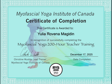 Finishing My 200-Hour Yoga Teacher Training: A Gentle Way Into the New Year