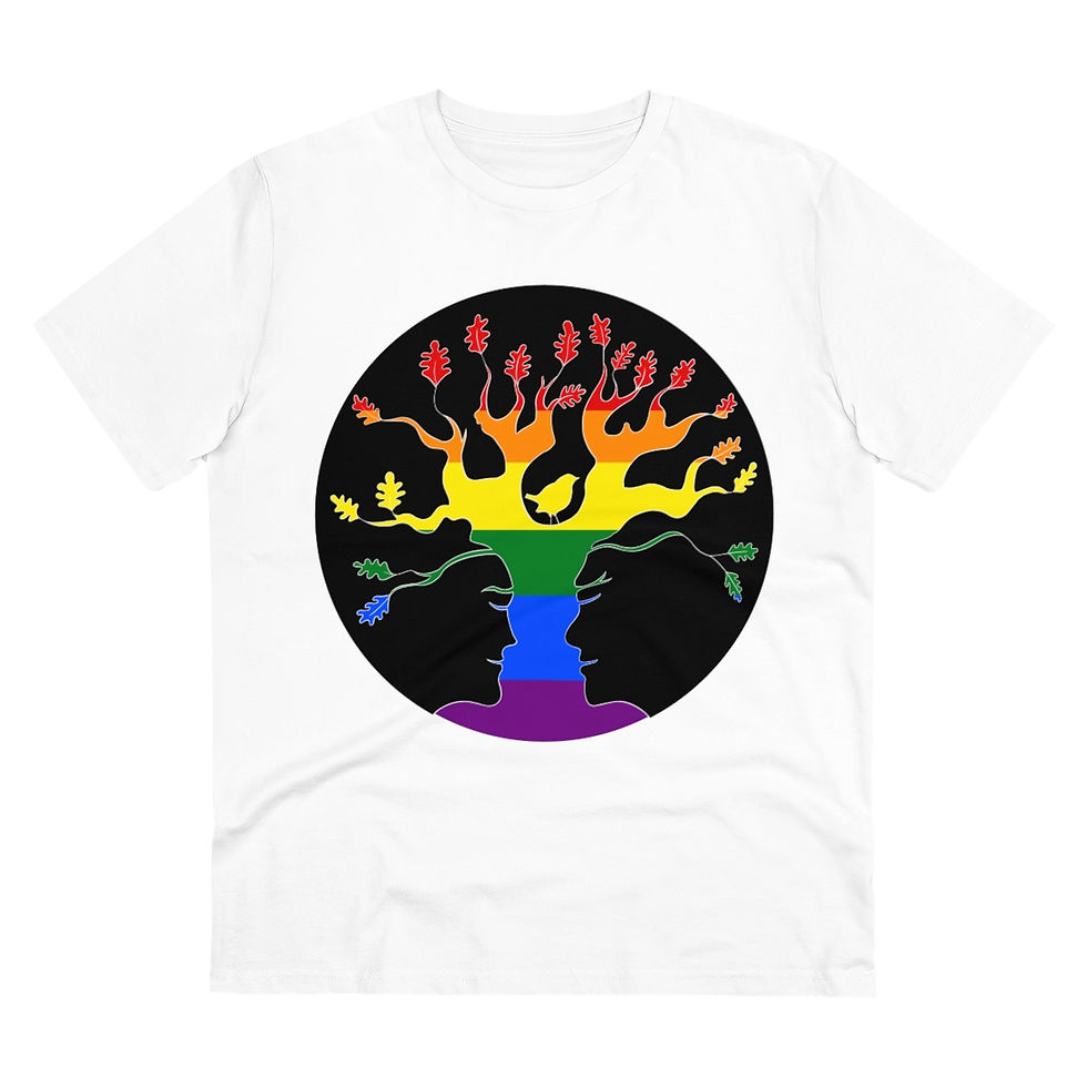 Thumbnail: Rainbow AST Tree plants 20 trees for OrganicT-shirt - Unisex