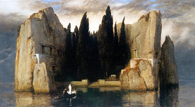 Isle of the dead painting by Arnold Bocklin