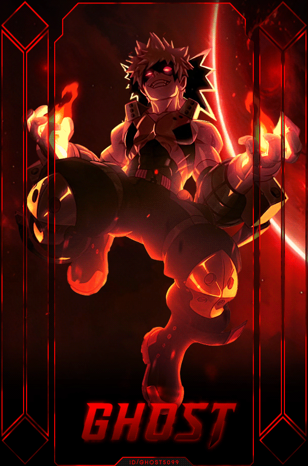 Katsuki Bakugo | My Hero Academia Steam Artwork