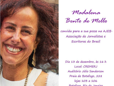 Madalena Bento de Mello toma posse na AJEB