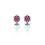 Thumbnail: art deco ruby diamond south sea pearl earrings