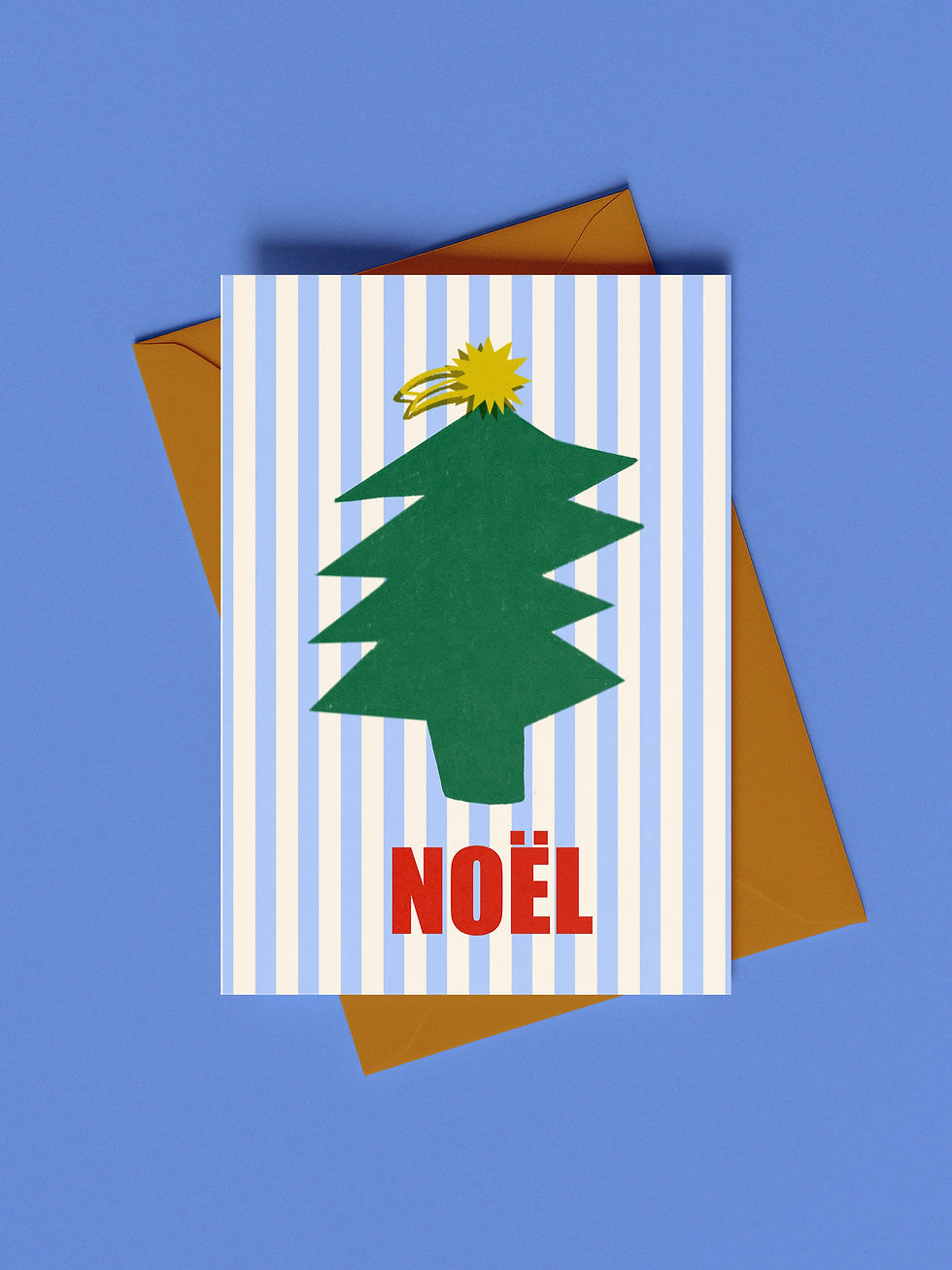 Carte Noel & Stripes