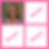 A grid image of 4 squares with white background and pink borders. The top left square has a photo of the character Marcia Brady and the remaining squares have the word fascia in a pink bold font.