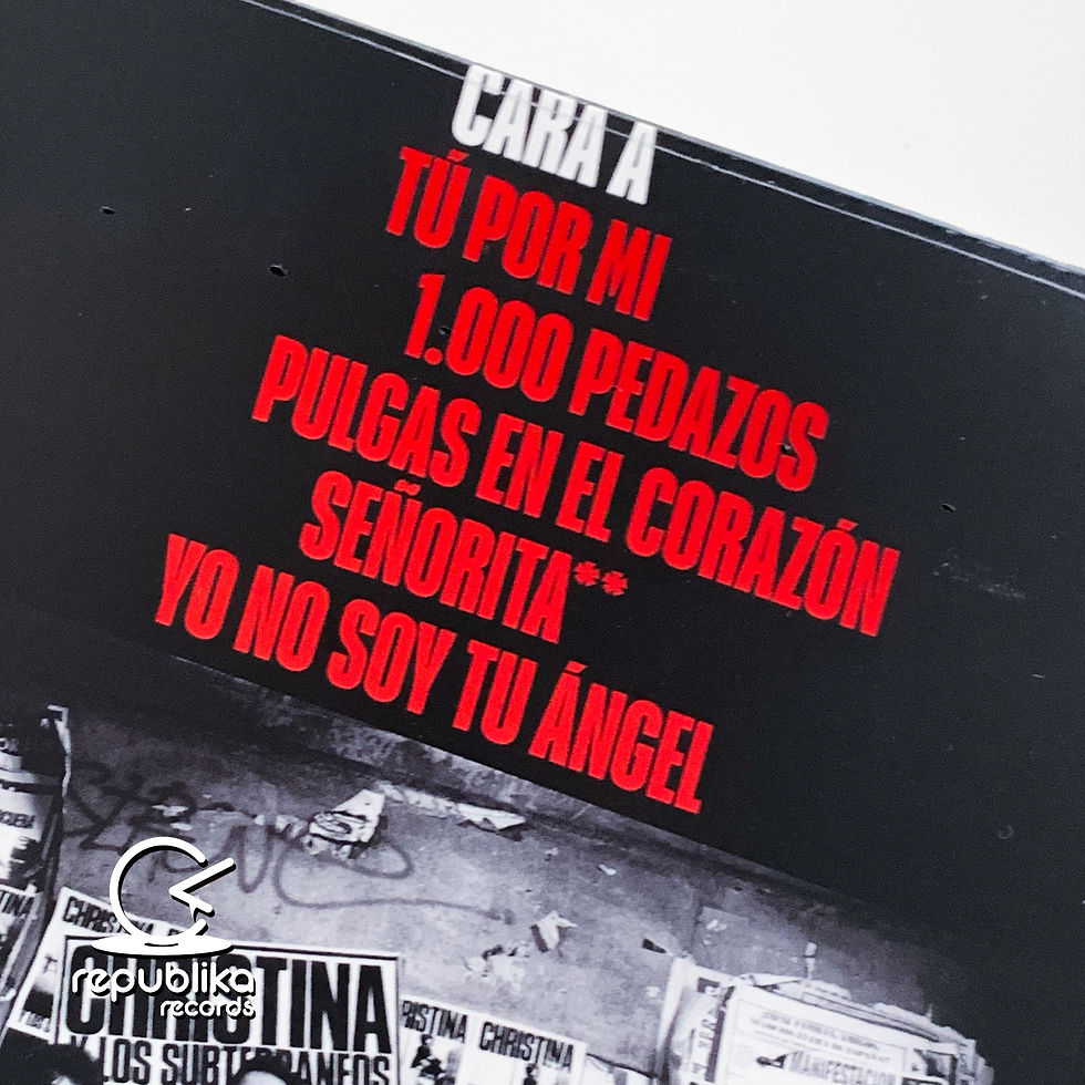 Miniatura: Christina Y Los Subterráneos "Que Me Parta Un Rayo" (LP)