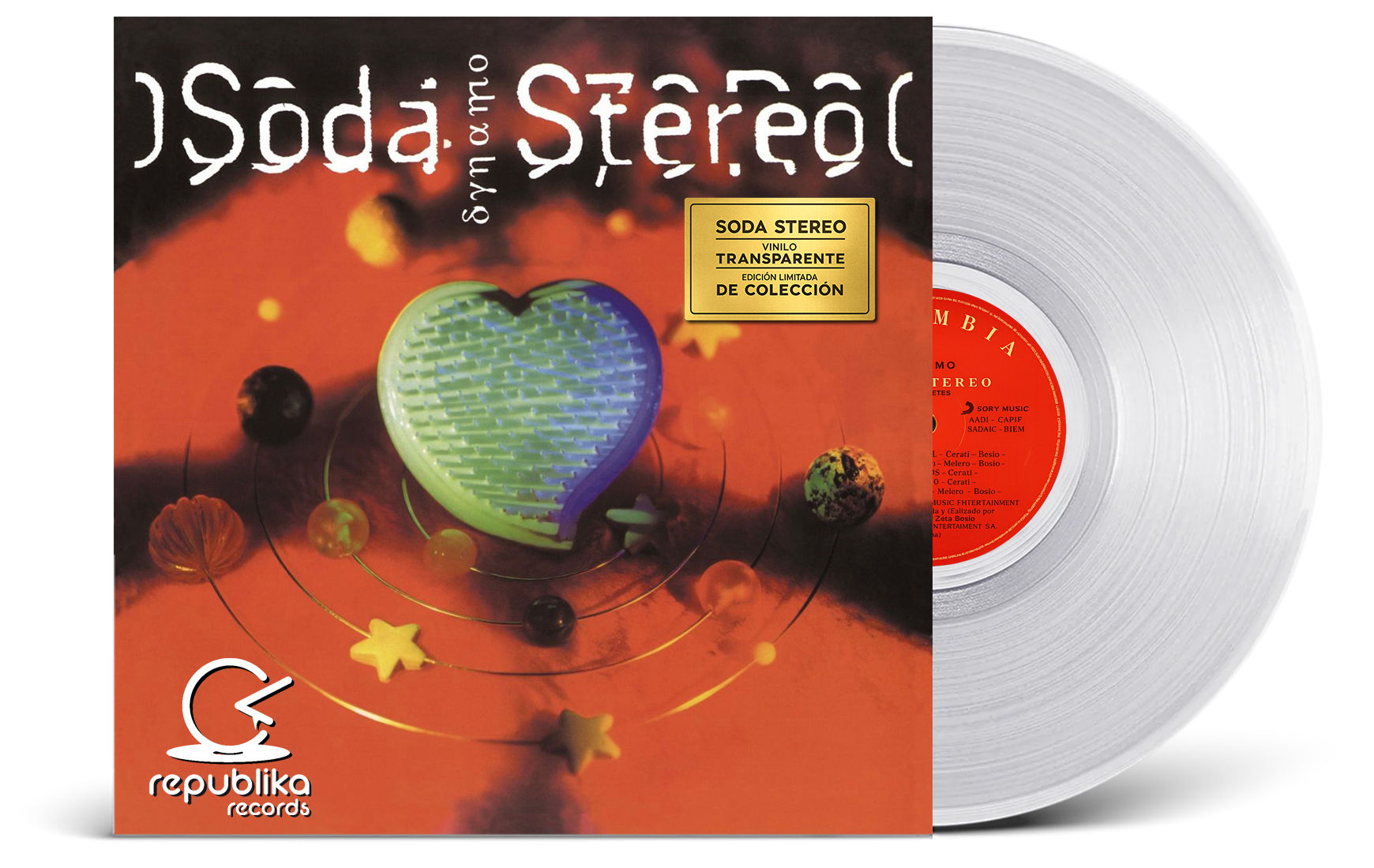 Soda Stereo "Dynamo" (LP en Vinilo Transparente)