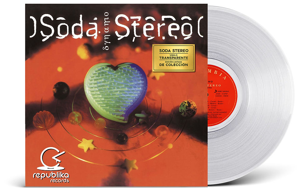 Miniatura: Soda Stereo "Dynamo" (LP en Vinilo Transparente)