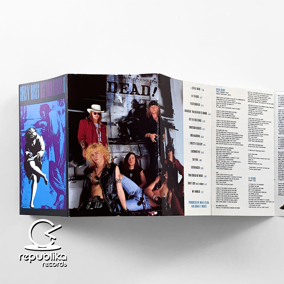 Miniatura: Guns N' Roses "Use Your Illusion II" (Cassette Prensaje Original)