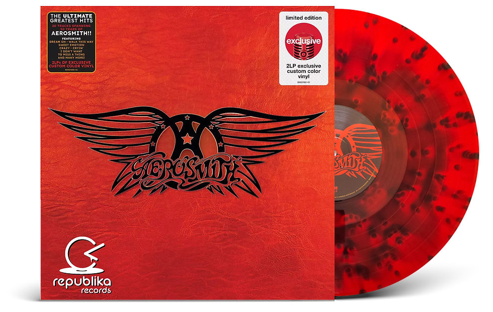Aerosmith "Greatest Hits" (2XLP Red with Black Ghostly Vinyl)