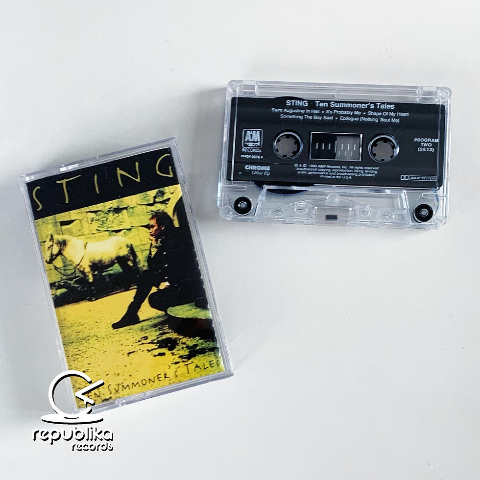 Miniatura: Sting "Ten Summoner's Tales" (Cassette Prensaje Original)