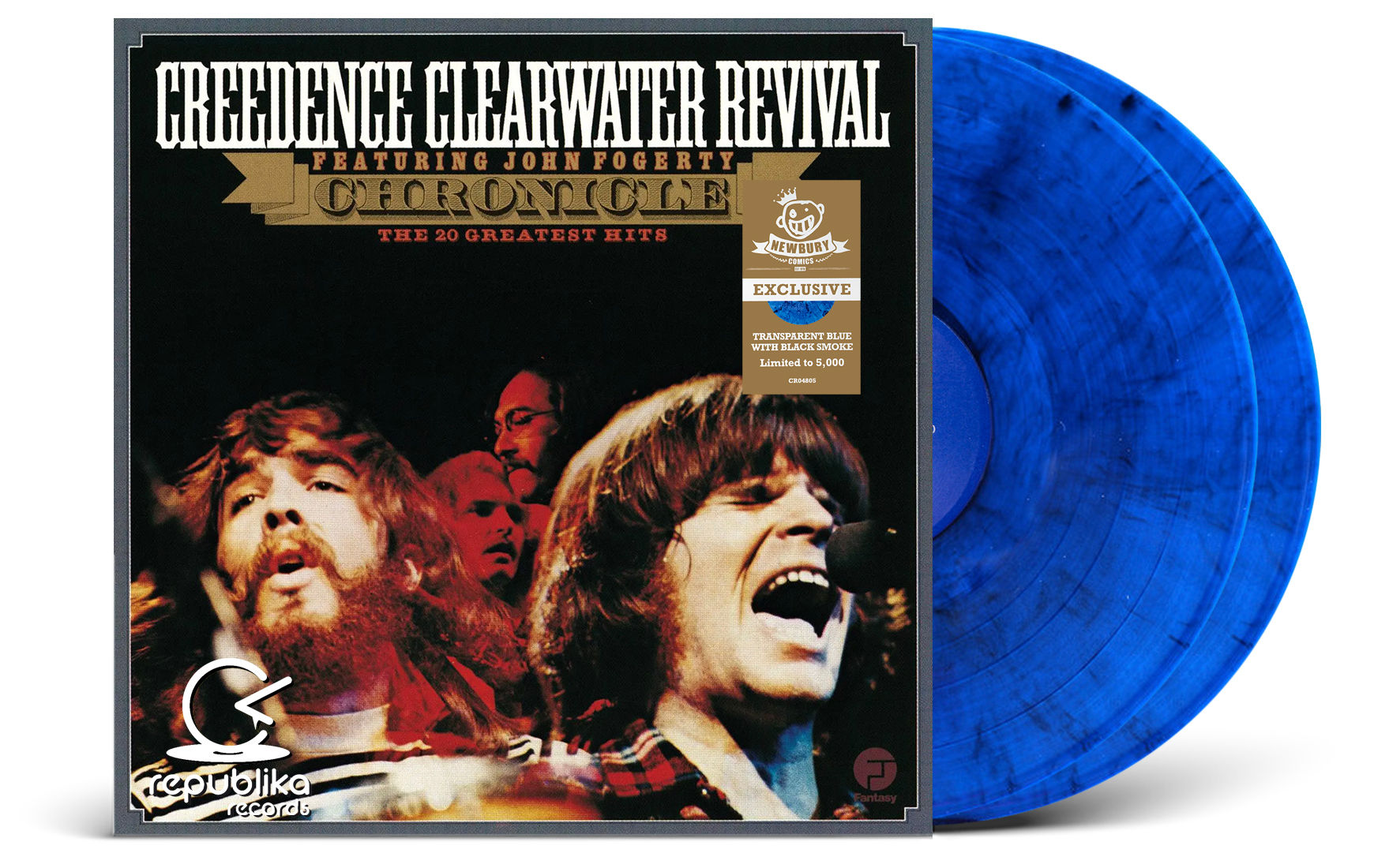 Creedence Clearwater Revival "Chronicle - 20 Greatest Hits" (Blue & Smoke Vinyl)