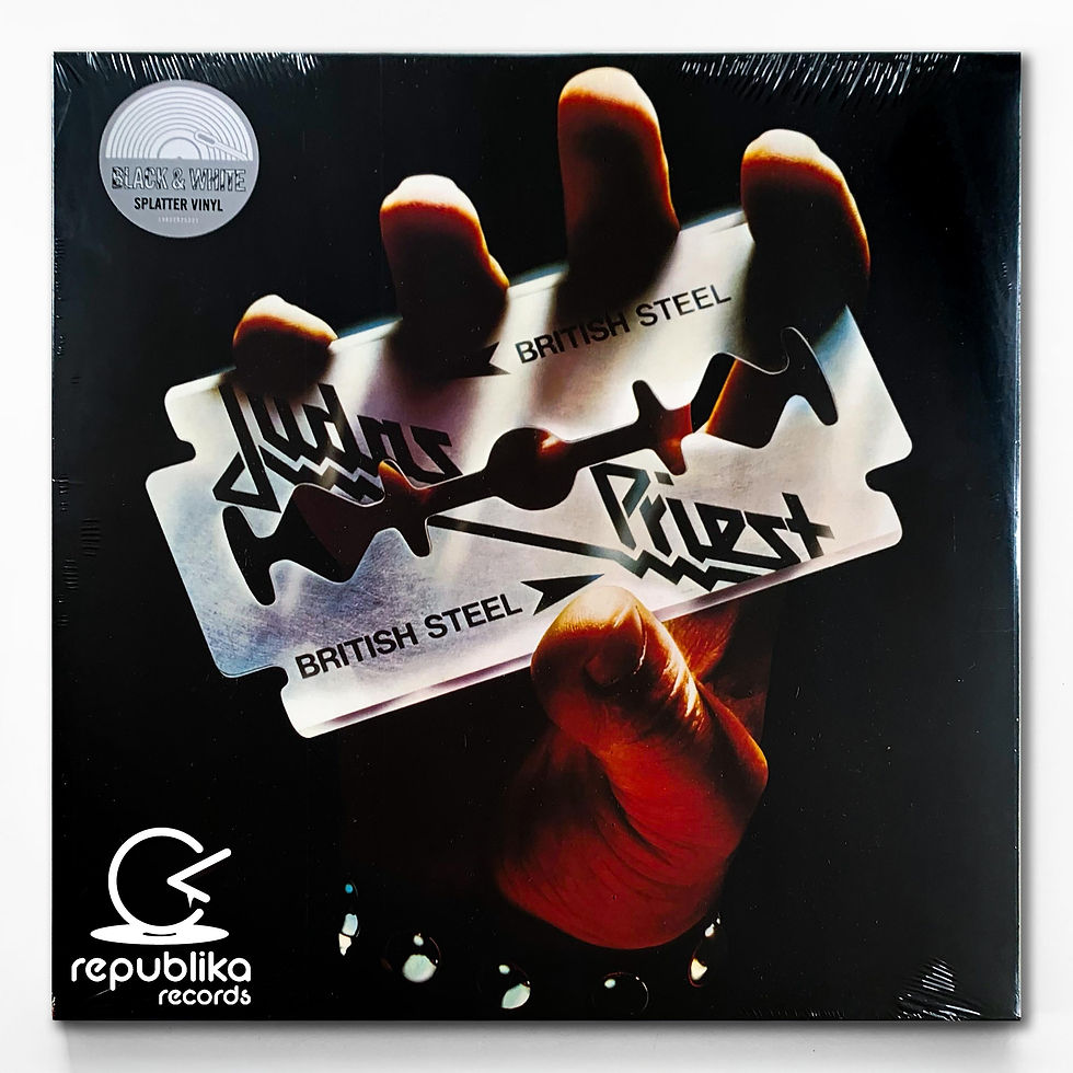 Miniatura: Judas Priest "British Steel" (Black & White Splatter Vinyl)