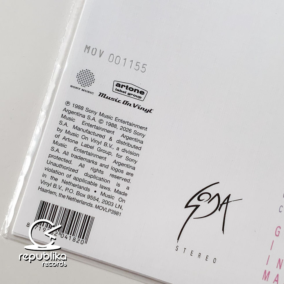 Miniatura: Soda Stereo "Doble Vida" (Crystal Clear Vinyl)