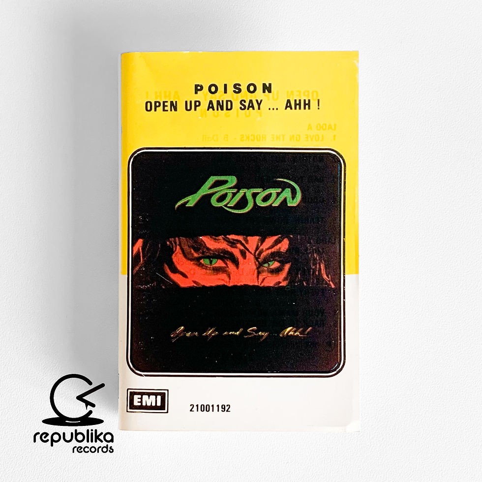 Miniatura: Poison "Open Up And Say... Ahh!" (Cassette Prensaje Colombiano)