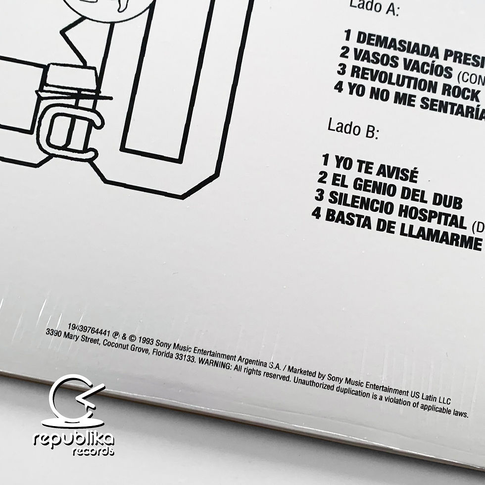Miniatura: Los Fabulosos Cadillacs "Vasos Vacíos" (LP Doble)