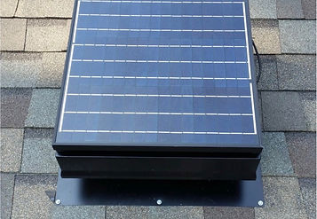 30w solar attic fan installed in englewood florida