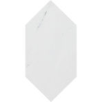 Aspen White Polished Large Picket Marble Waterjet Decos 6x12.jpg