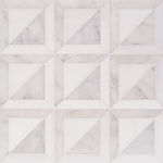 Snow White, Avalon Multi Finish York Marble Mosaics 11 15-16x11 15-16.jpg