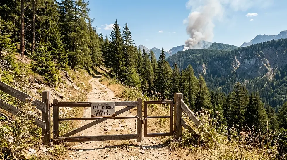 Accès aux massifs forestiers dans les Alpes-Maritimes : risque incendie et règles d’été