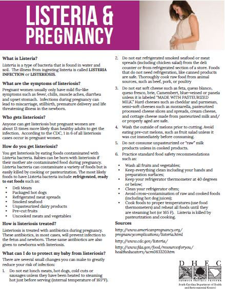 Listeria & Pregnancy