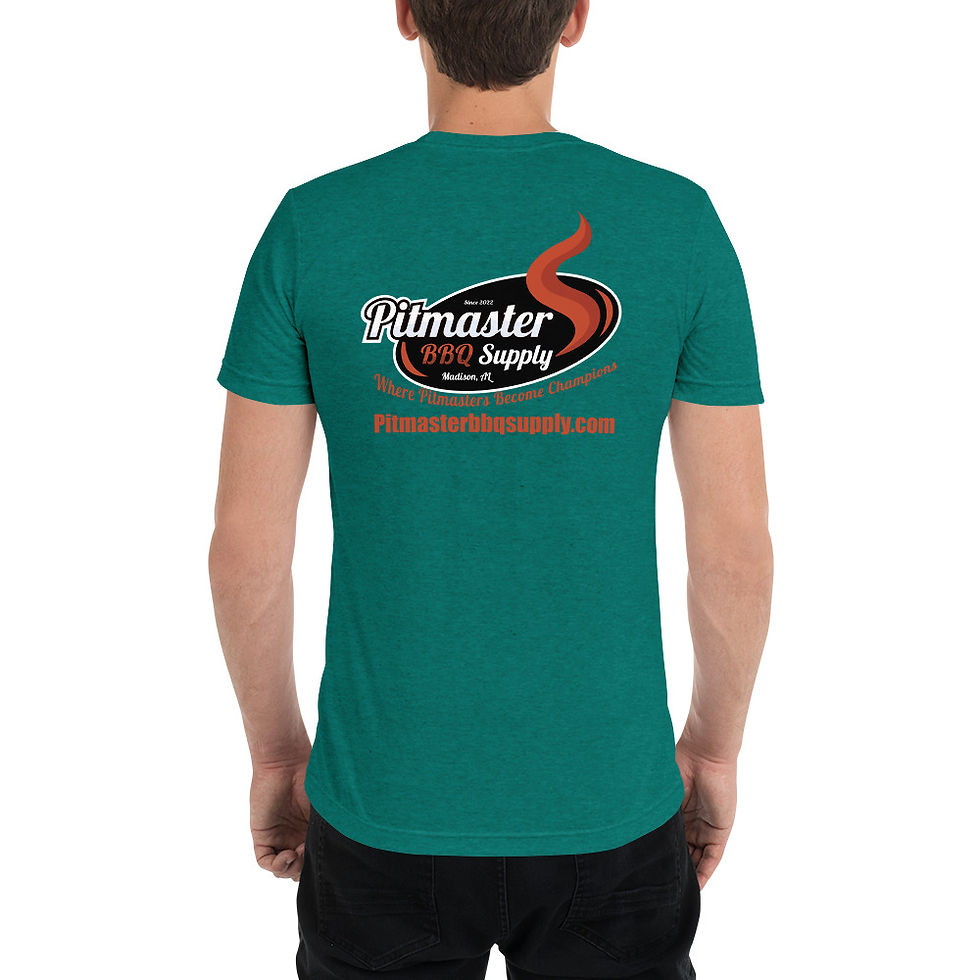 Thumbnail: Short sleeve t-shirt with emb Pitmaster BBQ Supply text