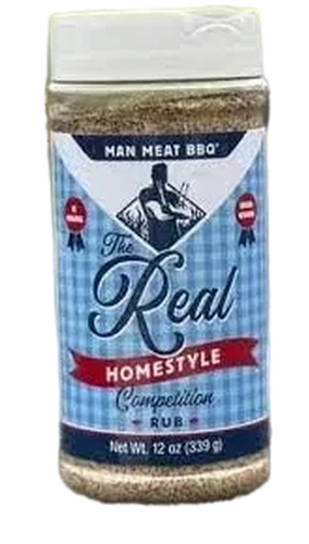 Man Meat BBQ: The Real Homestyle, 13oz Pitmaster BBQ Supply