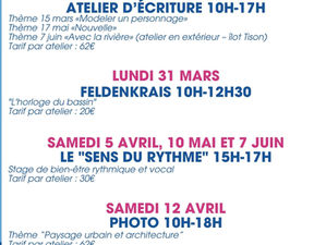 Les stages de mars à juin 2025