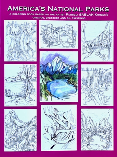 National Park Coloring Book