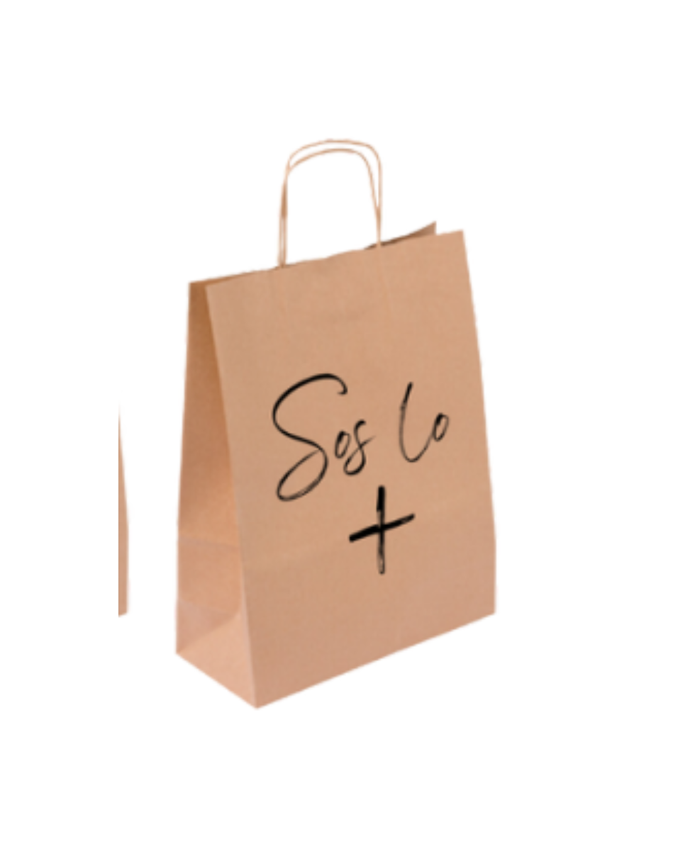 Miniatura: Bolsa papel fantasia 30x12x41