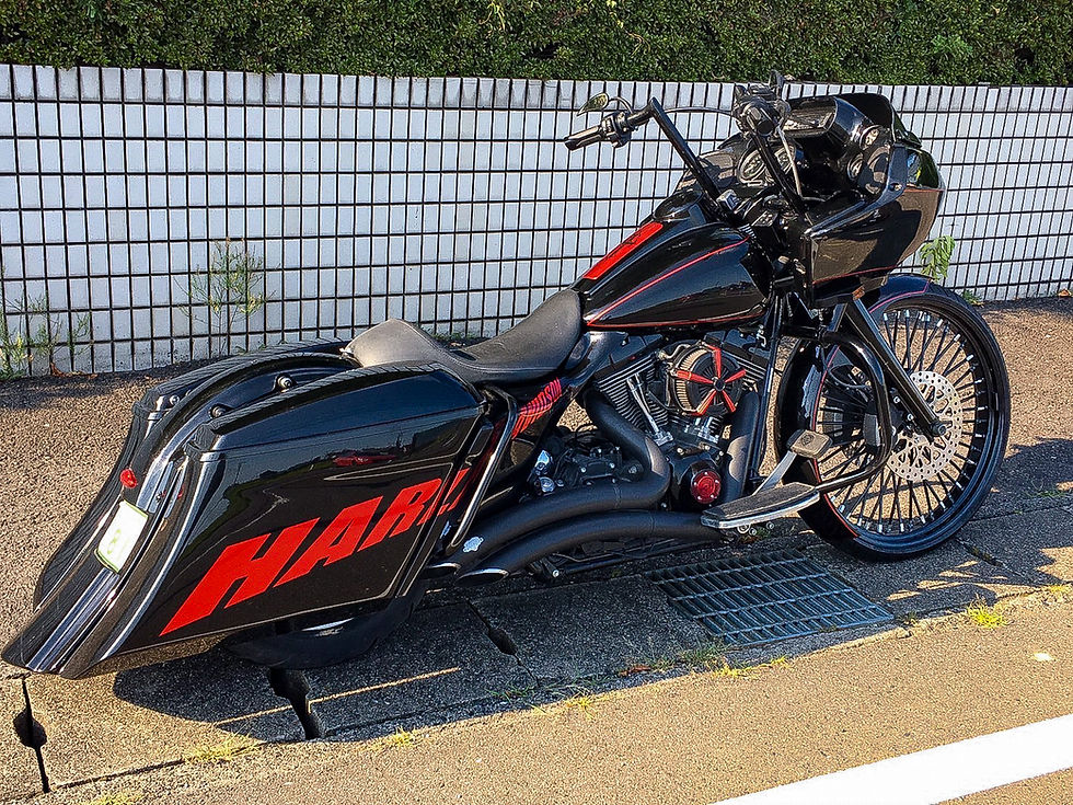 サムネイル： ハーレーダビッドソンHARLEY DAVIDSON FLHT改 走行200Km
