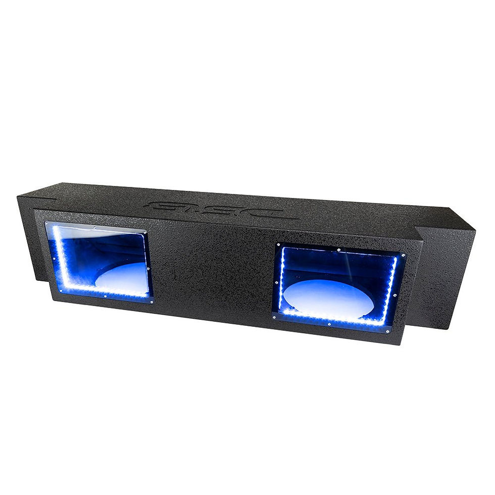 Thumbnail: Jeep JKU/JLU Down Firing Subwoofer Enclosure 2 x 12"