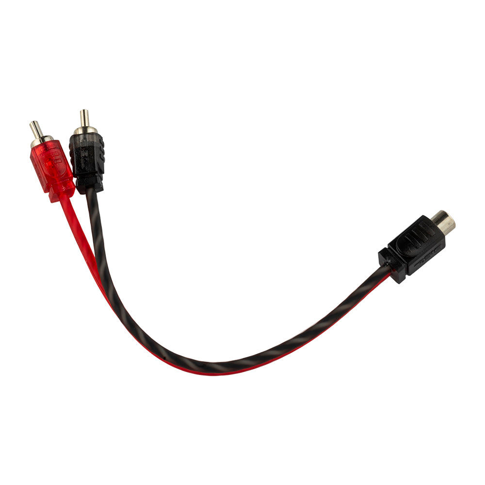 Level 1 RCA 100% Copper OFC Y Connector – 1 Female / 2 Male - 10-Pack