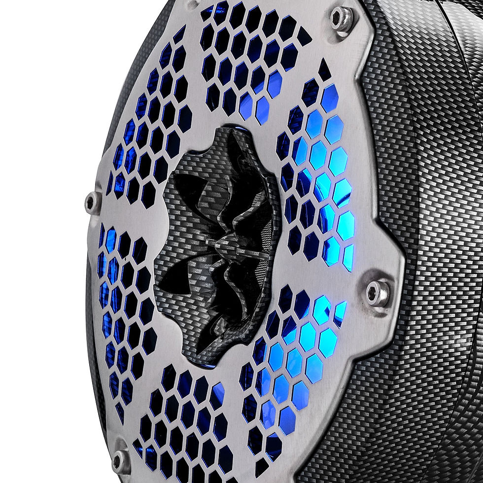 Thumbnail: NXL 6.5" Pod 300w Speaker with Integrated RGB LED Lights (Pair) - Perfect For Jet Skis