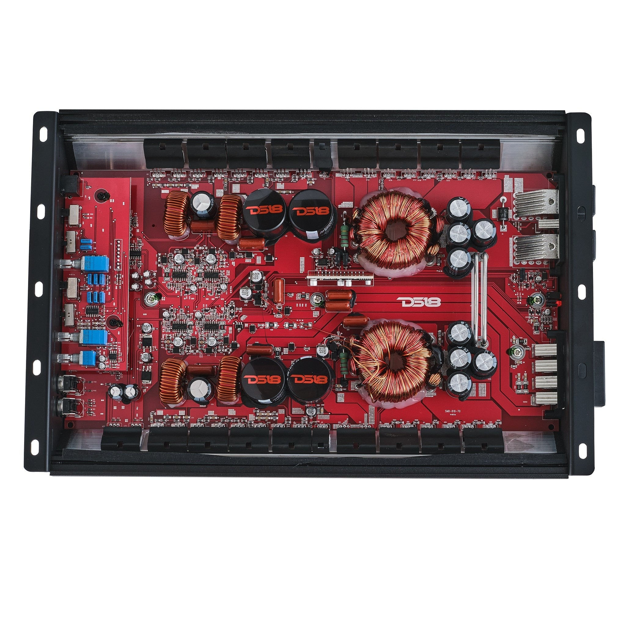 HOOLIGAN KO Full Range Class D 4-Channel Amplifier 4 x 300 Watts Rms @ 4-Ohm Made In Korea