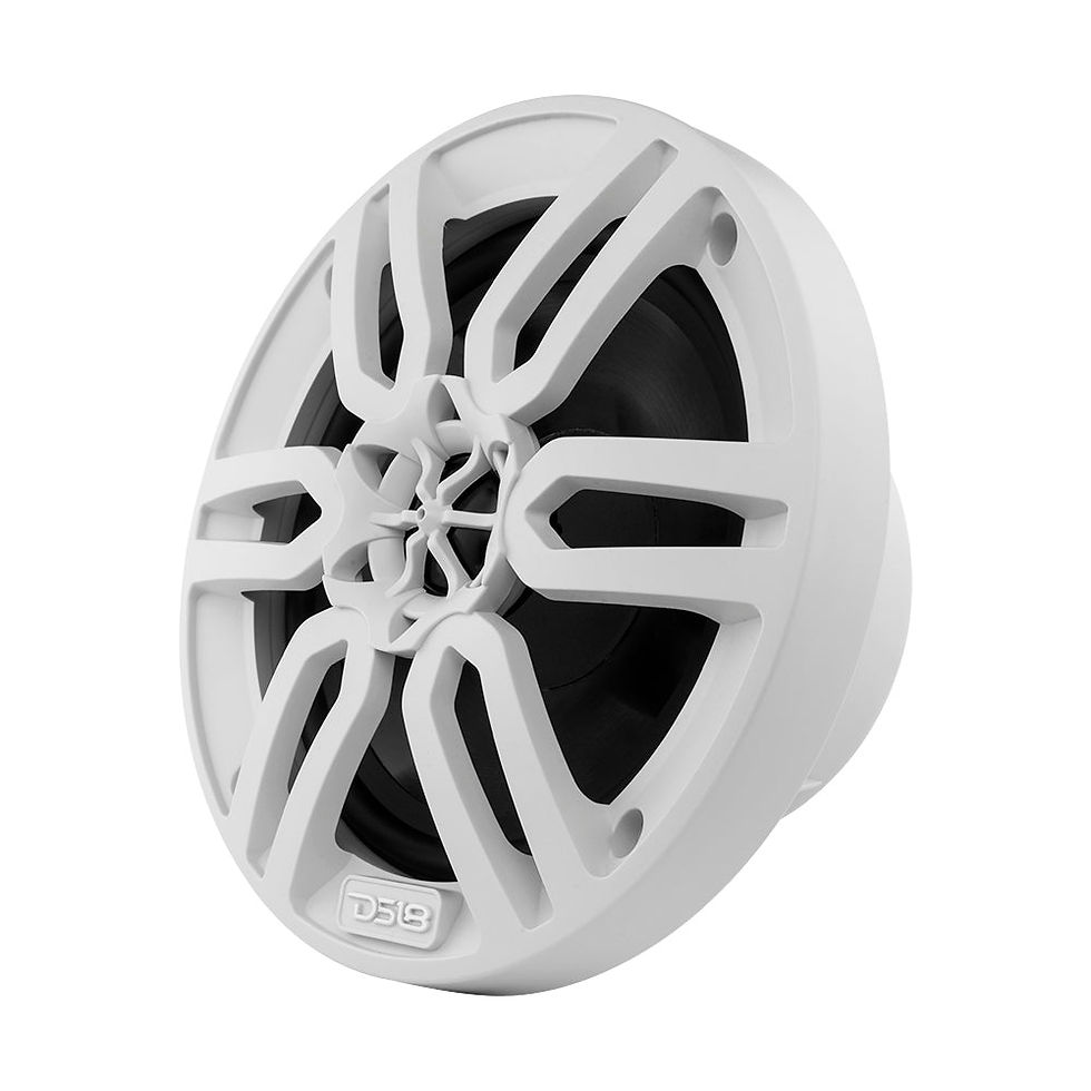 Thumbnail: MP 6.5" 2-Way Coaxial Marine Speaker 60 Watts Rms 4-Ohm -White