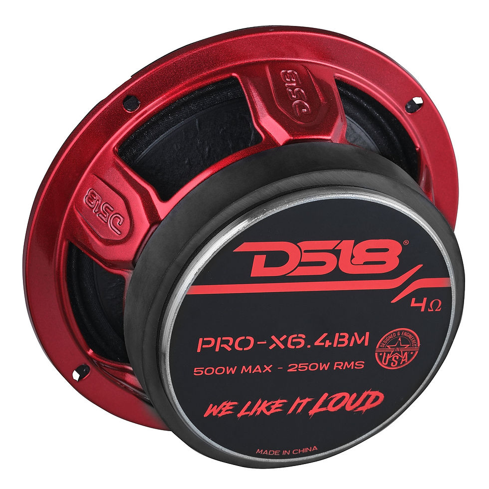 Thumbnail: PRO-X 6.5" Mid-Range Loudspeaker with Bullet | 250W RMS 4-Ohm