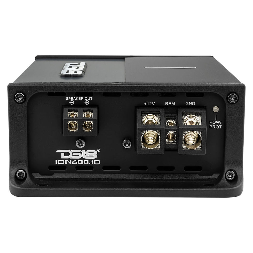ION Compact Full Range 1 Channel Amplifier 600 Watts RMS @ 1-Ohm