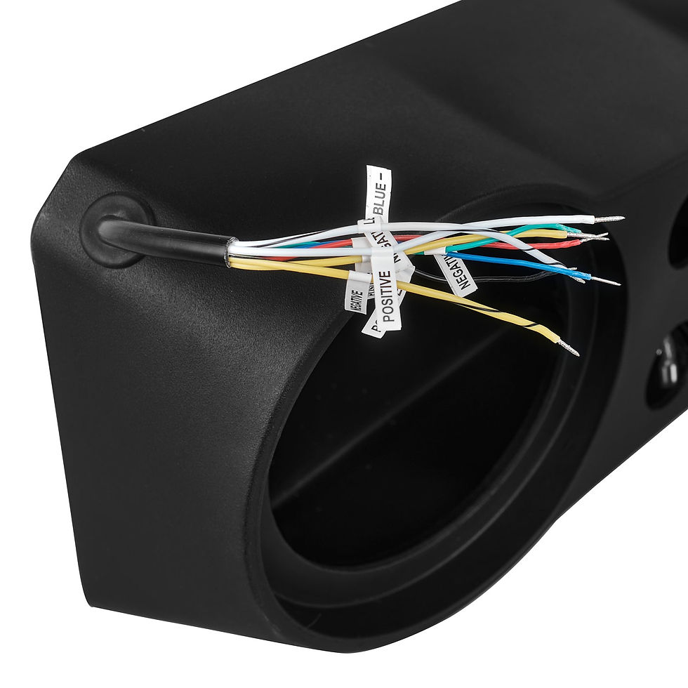 Thumbnail: Polaris RZR Waterfall Center Console 2 X 6.5" Speakers & 2 X 2.2" Bullet Tweeter Empty Enclosure