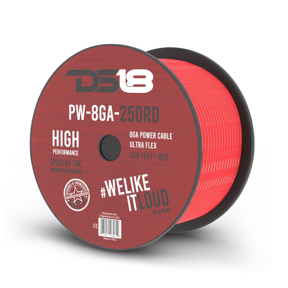 8-GA CCA Ground, Power Cable, 250 Feet