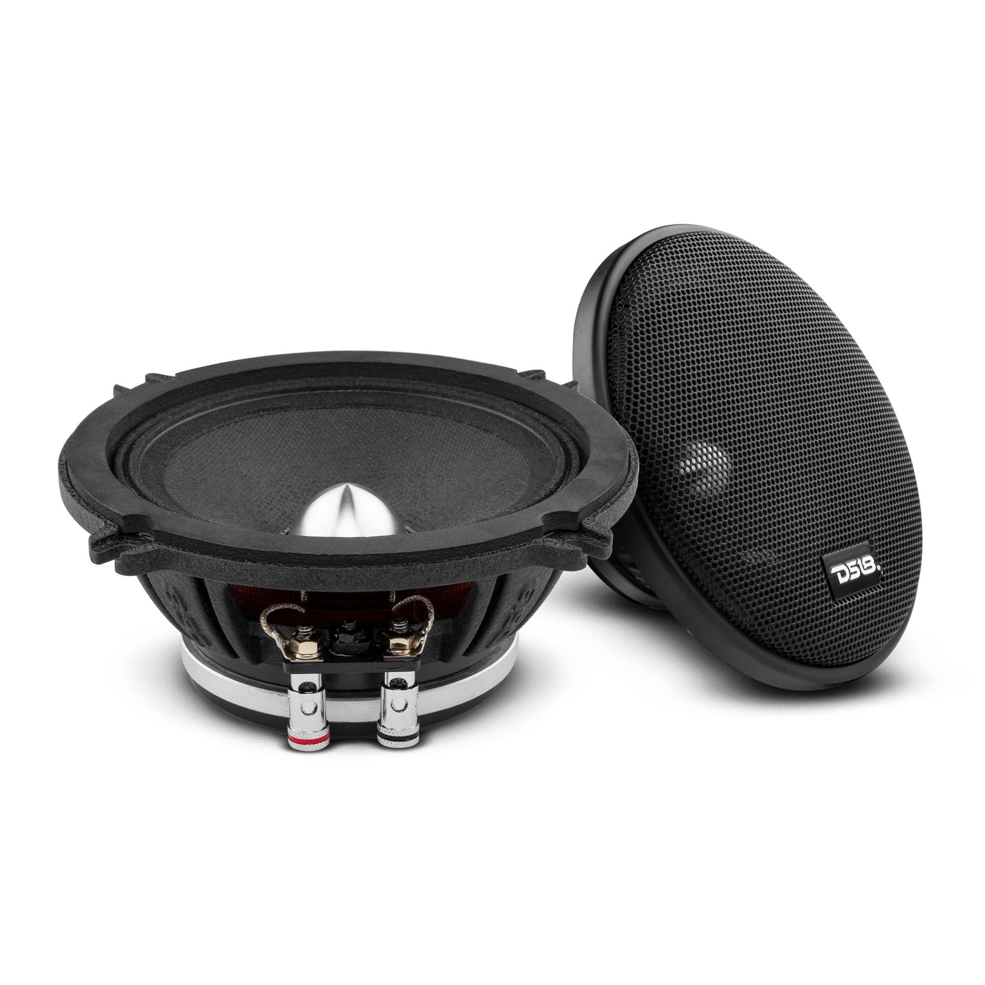 PRO 5.25" Neodymium Full-Range Bullet Loudspeaker 200 Watts Rms 4-Ohm