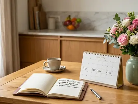 Organisation J-7 : Votre planning de ménage et cuisine pour une fête sans stress.