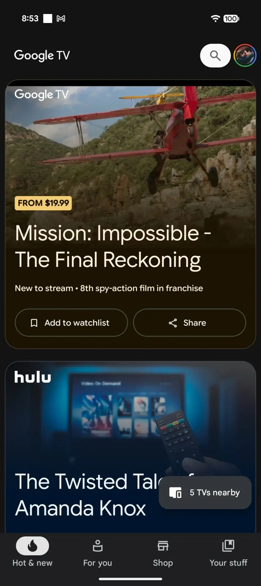 Design google TV
