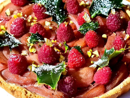 Recette du dimanche : Tarte aux fruits rouges et hibiscus.